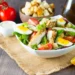 High-protein chicken salads