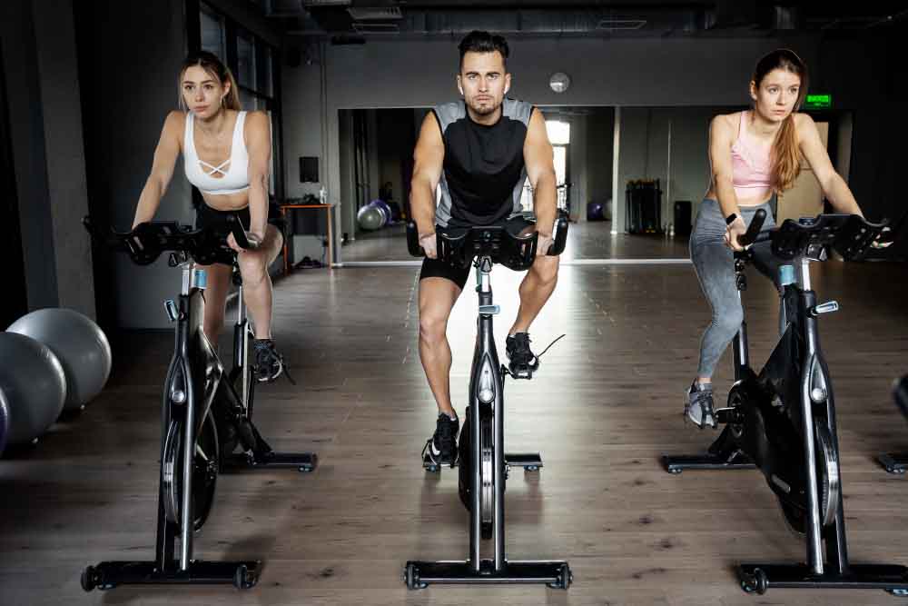 popularity of HIIT on stationary bikes
