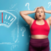 weight loss confusion, woman on scale, diet frustration, why am I not losing weight